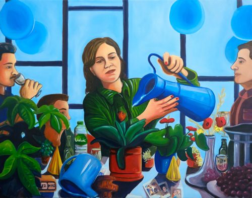 Peinture à l'huile, art contemporain, figurative art, pauline girard, aveyron, artiste, peinture